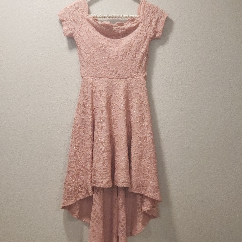Juniors' Off-The-Shoulder Fit & Flare Dress